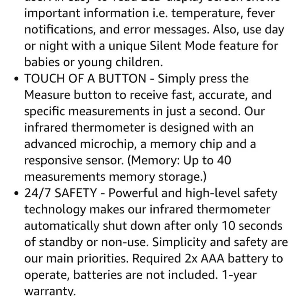 📢SALETODAY18$🏷3in1 Smart infared,Thermometer - Picture 4 of 15
